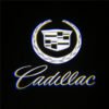 old white Cadillac logo